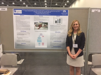 Dr. Nikki Davidson presenting research she completed  during her fellowship at the PAS Conference in  San Francisco on May 7, 2017