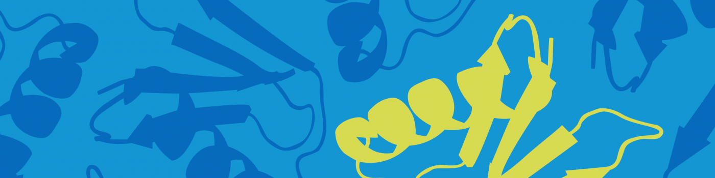 Protein cartoon banner
