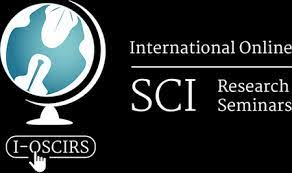 I-OSCIRS logo of a globe with words International Online SCI Research Seminars