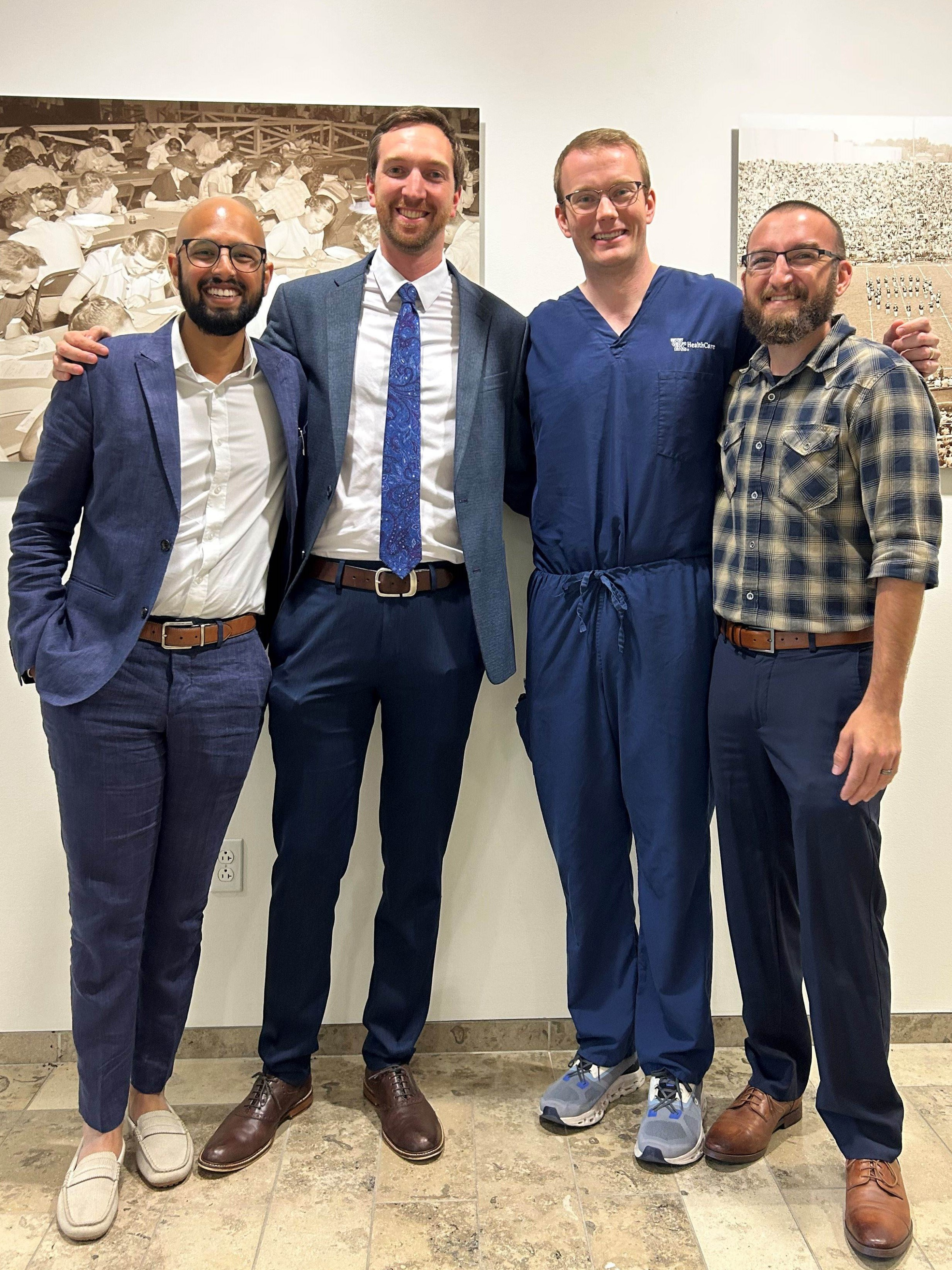 Four PGY 4 Residents