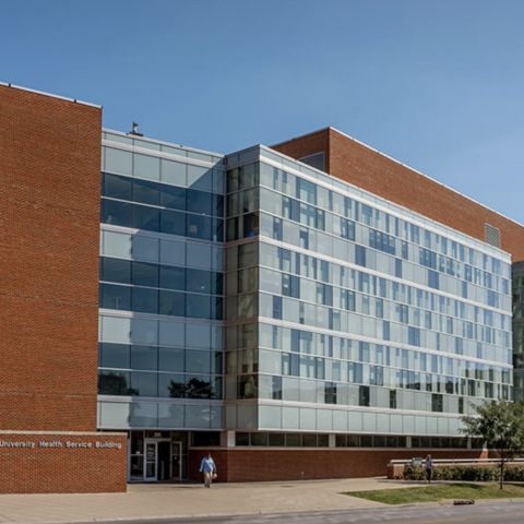 University health service building
