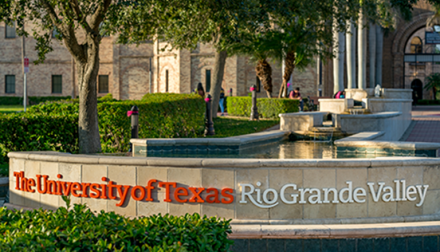 The University of Texas Rio Grande Valley sign