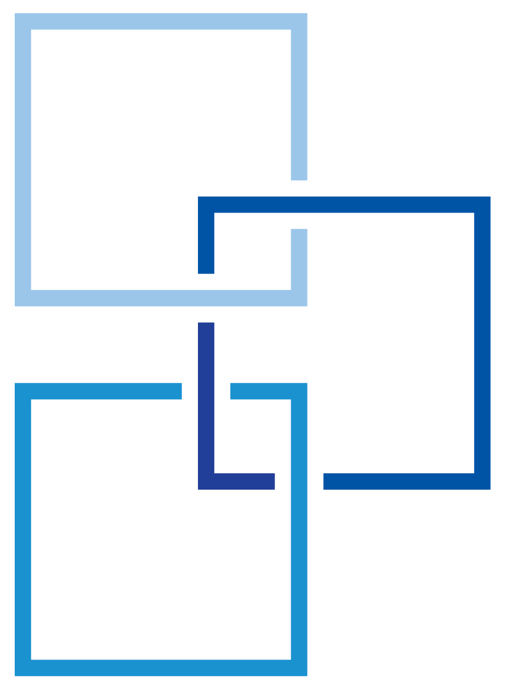 A decorative image of interlocking squares.
