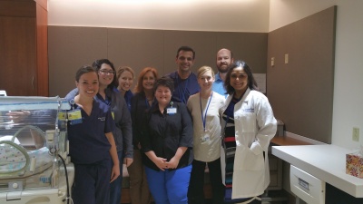 L to R: Dr. Brittnea Adcock, Dr. Ali Slone, Dr. Kelsey Montgomery, Beth Whitlock-McKinney, Sarah Steen, Dr. Muhammad Shahid,  Dr. Nikki Davdison, Greg Williams, and Dr. Aparna Patra  