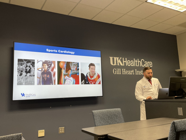 Grand Rounds presentation about Sports Cardiology