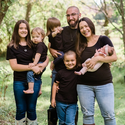 Dr. Shane Marsili and family