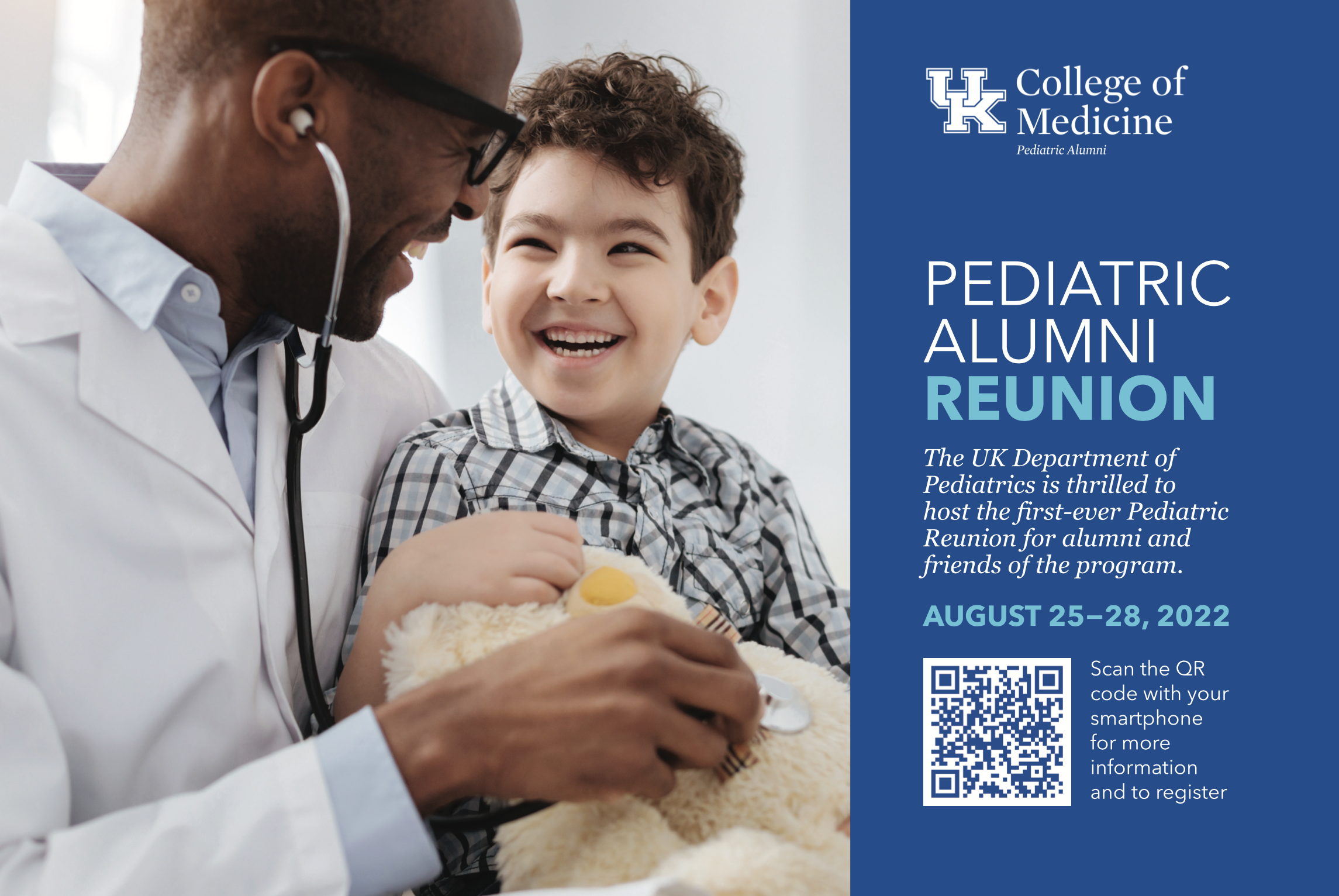Pediatric Alumni Reunion August 25-28, 2022. 