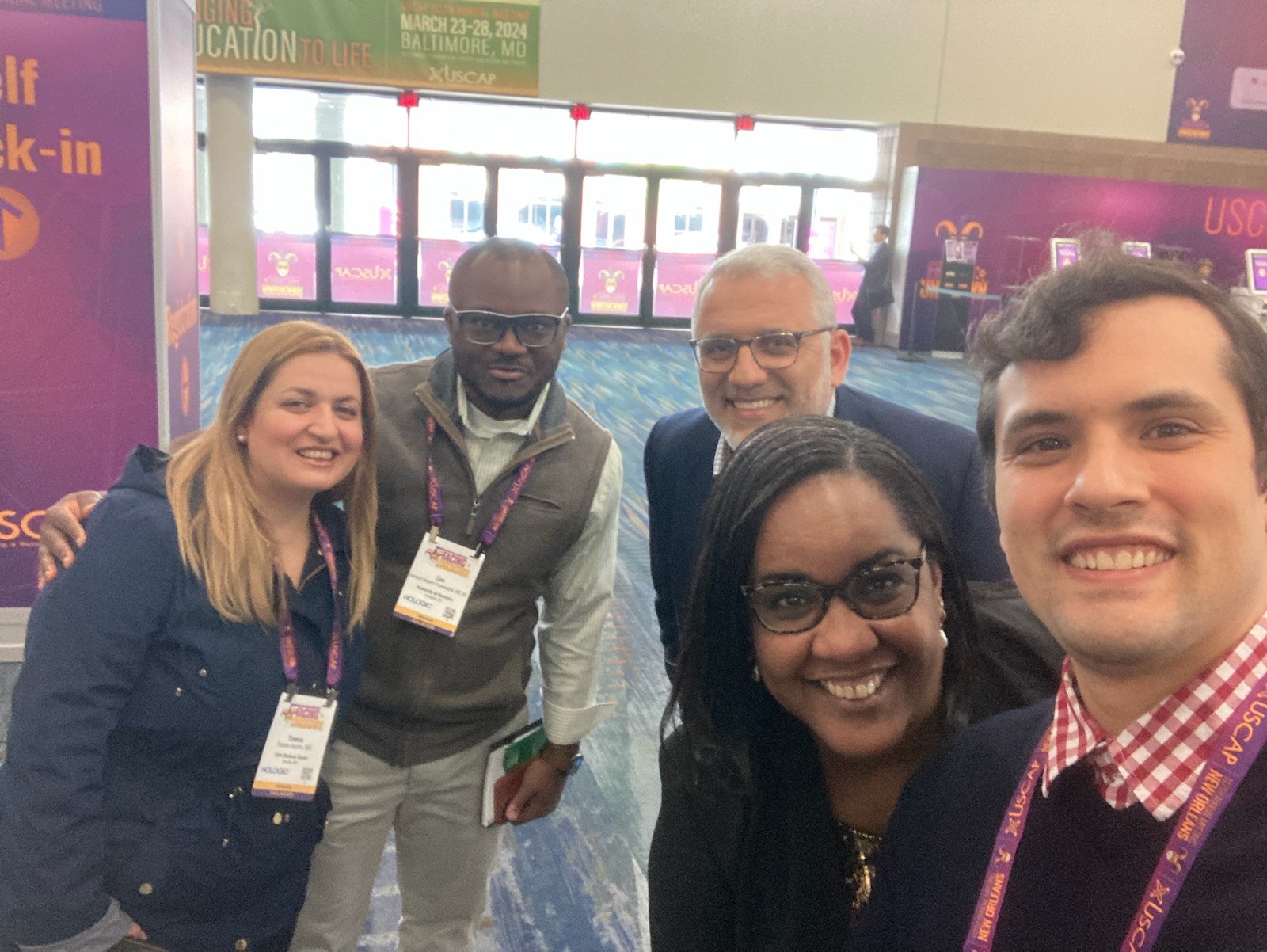 Residents and former faculty at USCAP.
