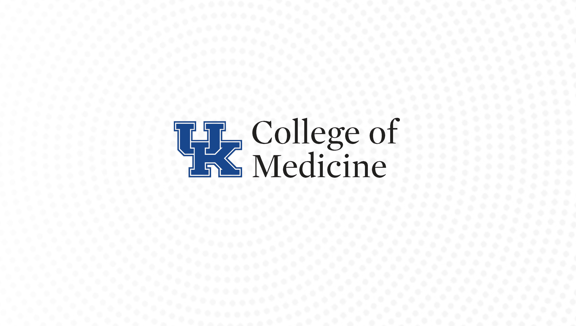 College of medicine logo over white background