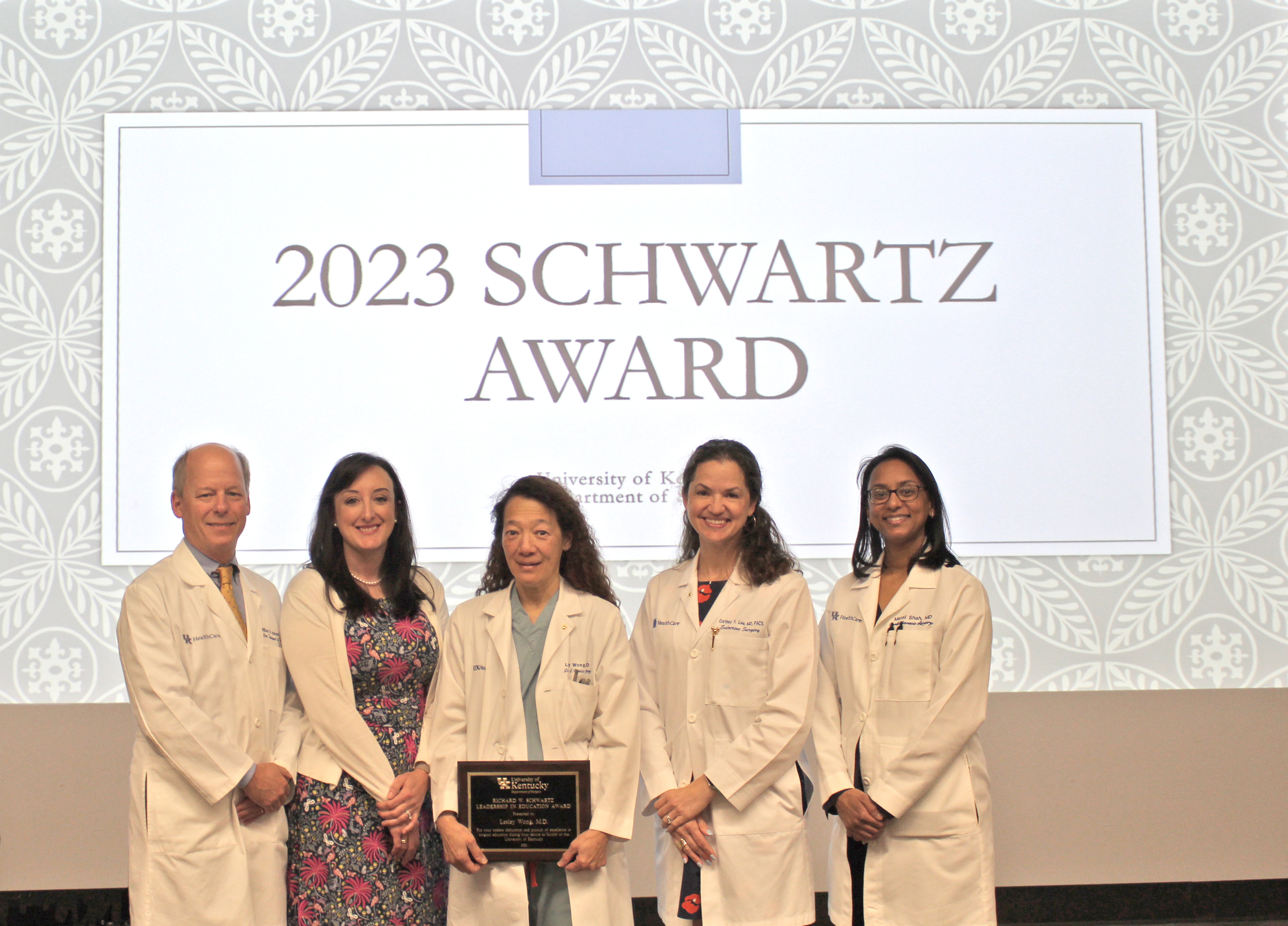Lesley Wong, MD: The 2023 recipient of the Schwartz Award for lifetime achievement in surgery educaiton