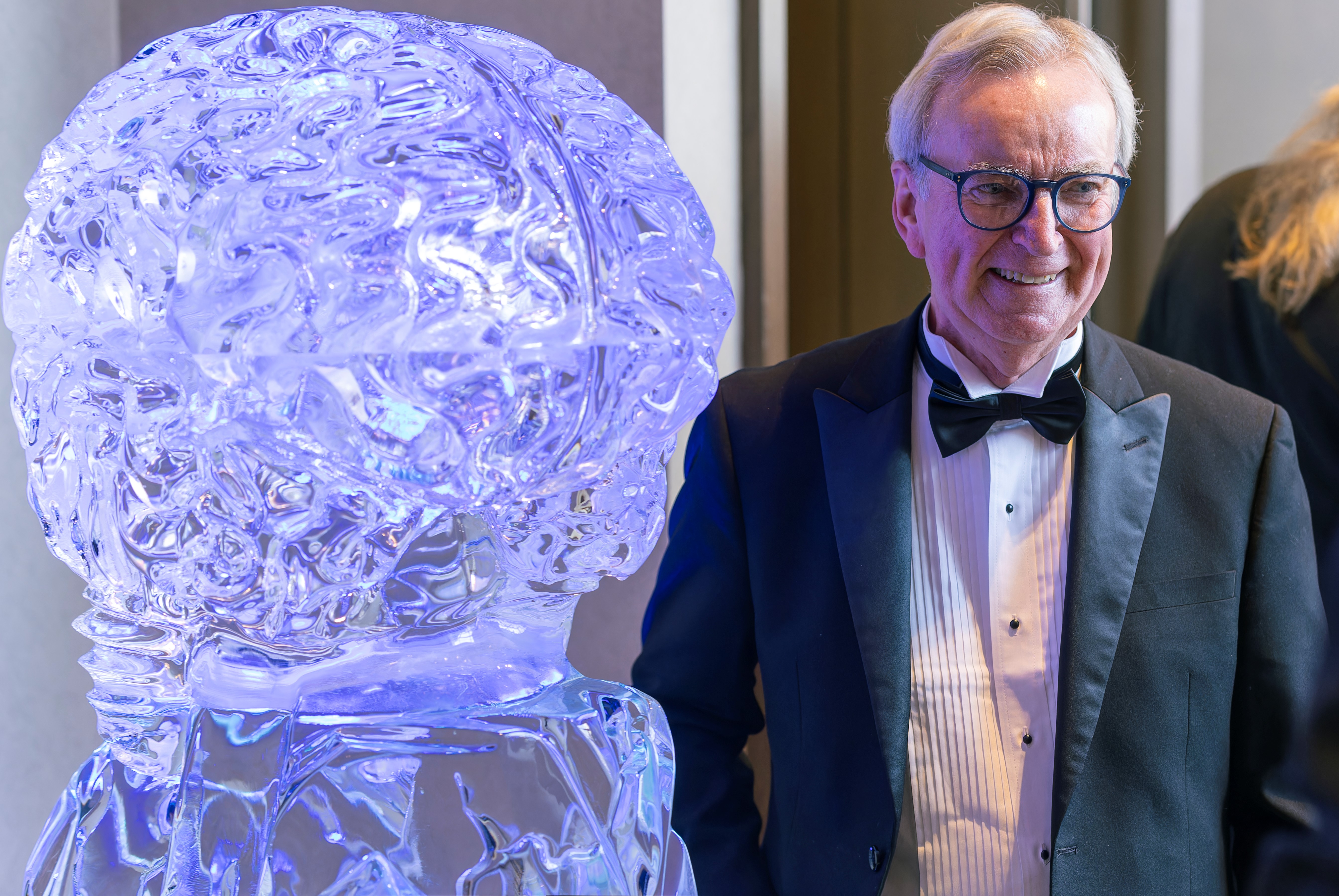 Dr. Tibbs and the Ice Brain sculpture