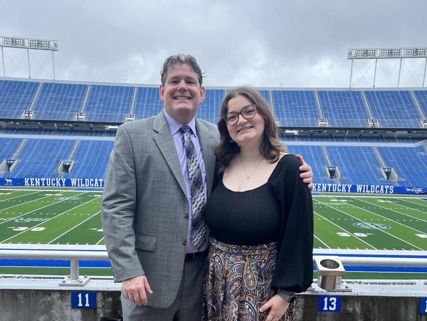 JB Bradley and his daughter, Cali, celebrated Match Day in Lexington