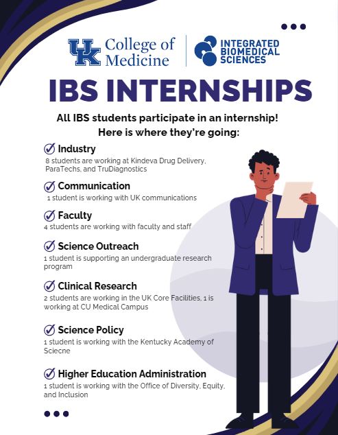 All IBS students participate in an internship.
