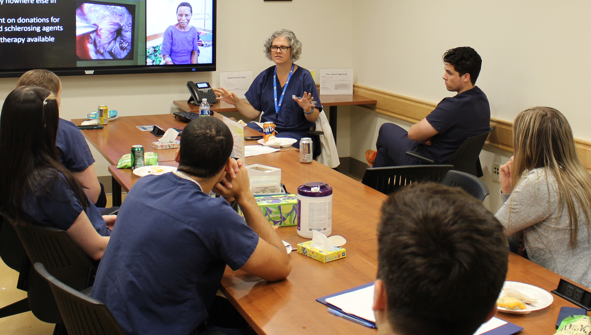 Dr. Beth Stuebing shares her surgery experience with UK trauma team