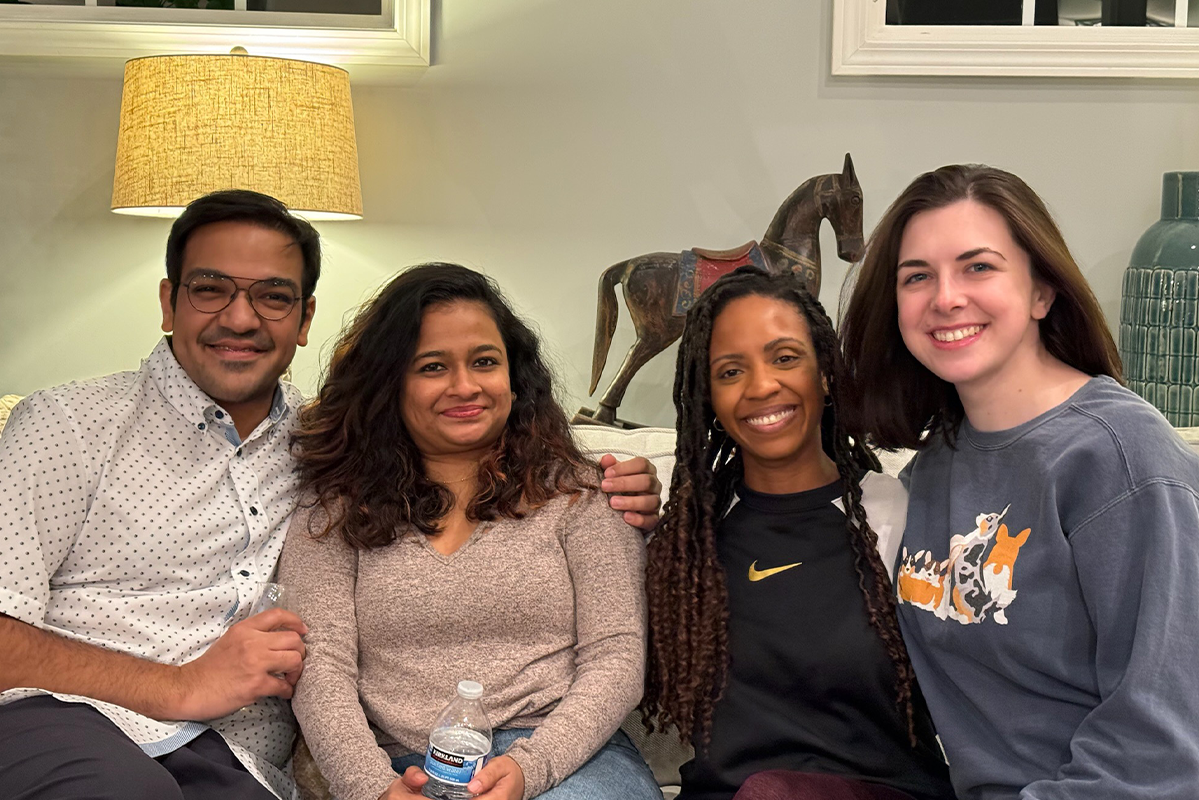 L to R: Ravi Bhavsar, Hemanthi Veligaram, Ianna Blanchard, and Audra Stacy