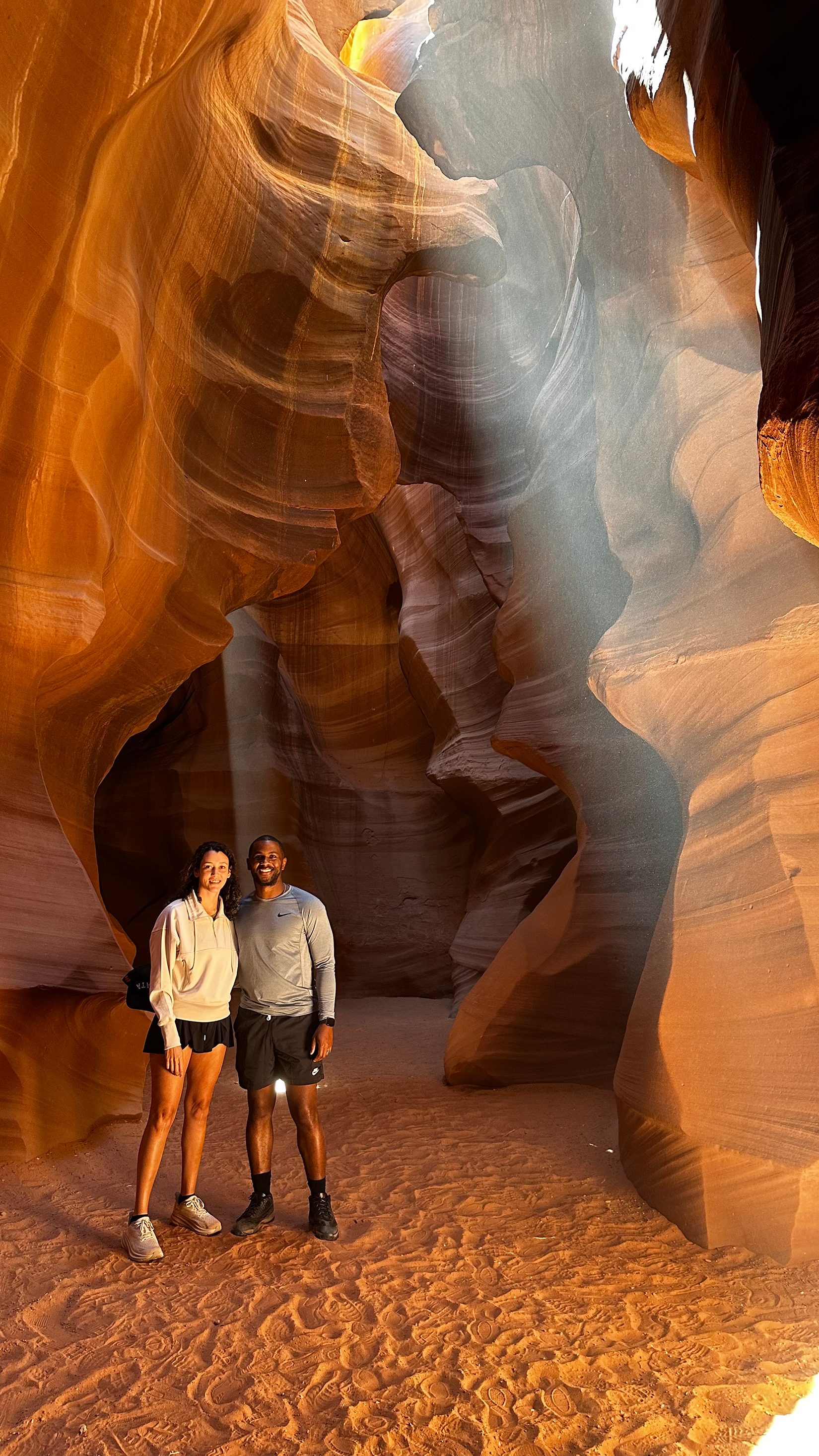 Kendall Noble-Halcomb and her husband at the Grand Canyon