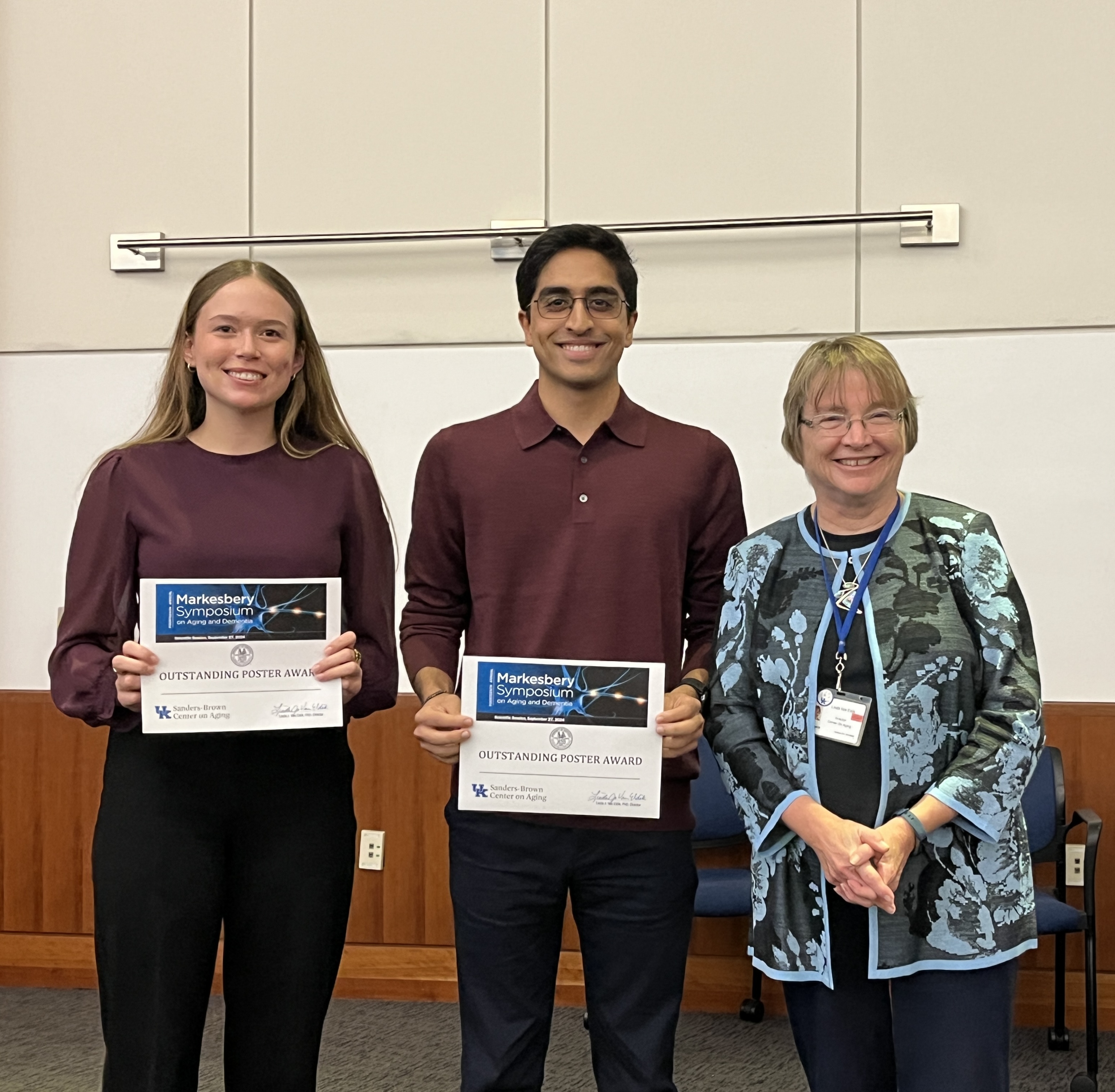 Undergrads Julianne Sharpe Rohan Desai Linda VanEldik