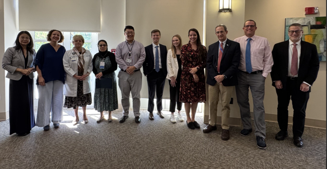 Group photo at radiology's inaugural clinical research showcase