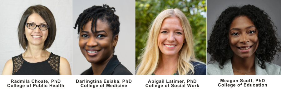 ASCEND Cohort 2. From left to right: Radmila Choate, Darlingtina Esiaka, Abigail Latimer, Meagan Scott