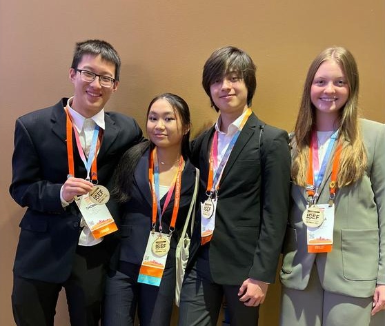 From left: Thomas Yuan, Grace Sun, Ari Horikawa-Strakovsky and Clara Fuller.