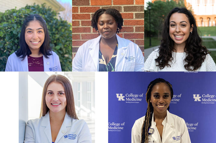 Cohort 2 Fellows Rashmi Bharadwaj, Maya Cleveland, Lillian Maxwell, Maggie Stull, and Darayon Moore