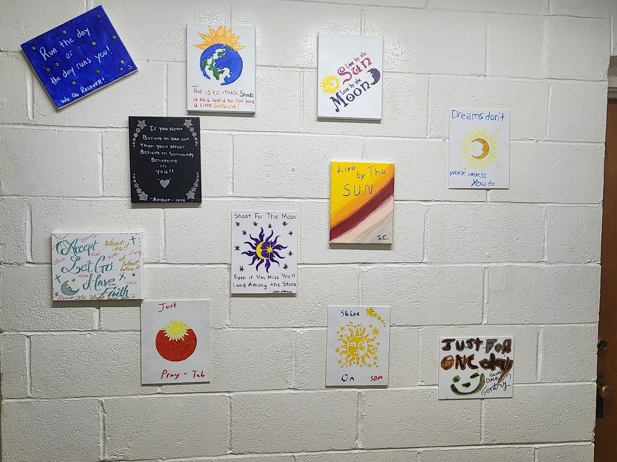 Client artwork in The Hub