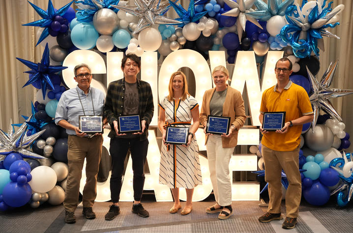 Photo of award winners.