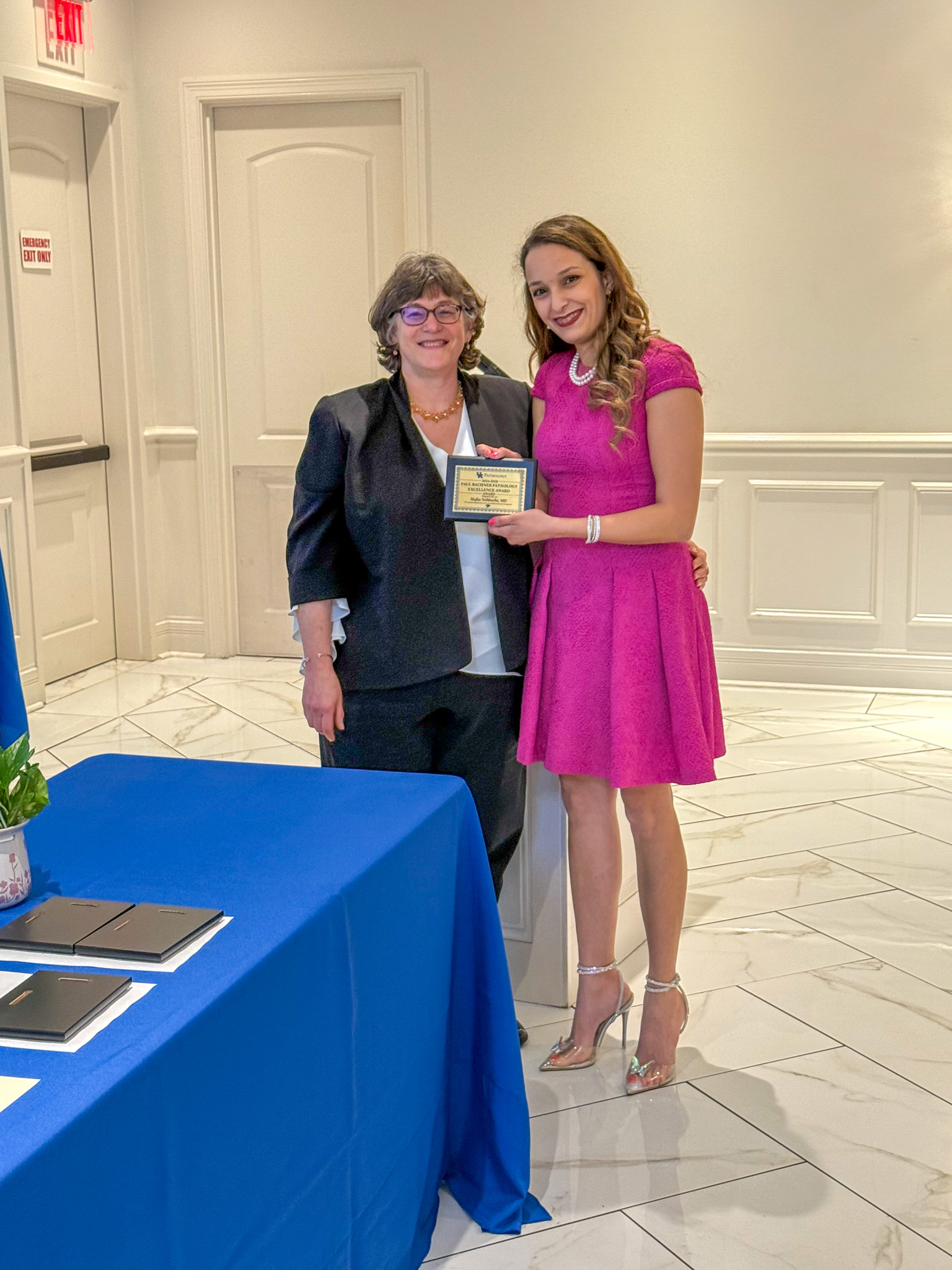 Department banquet awardees