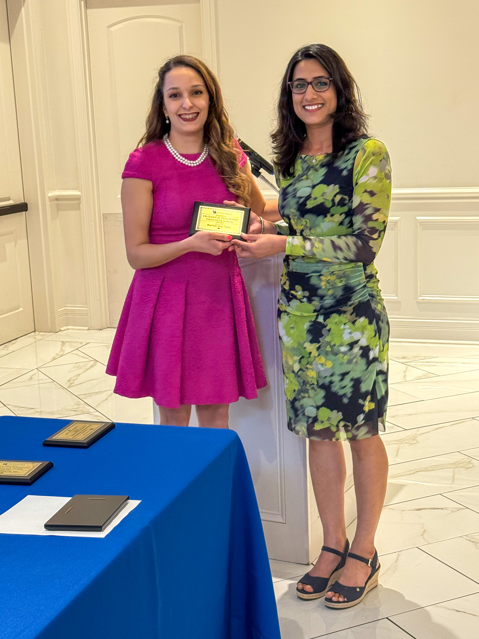 Department banquet awardees