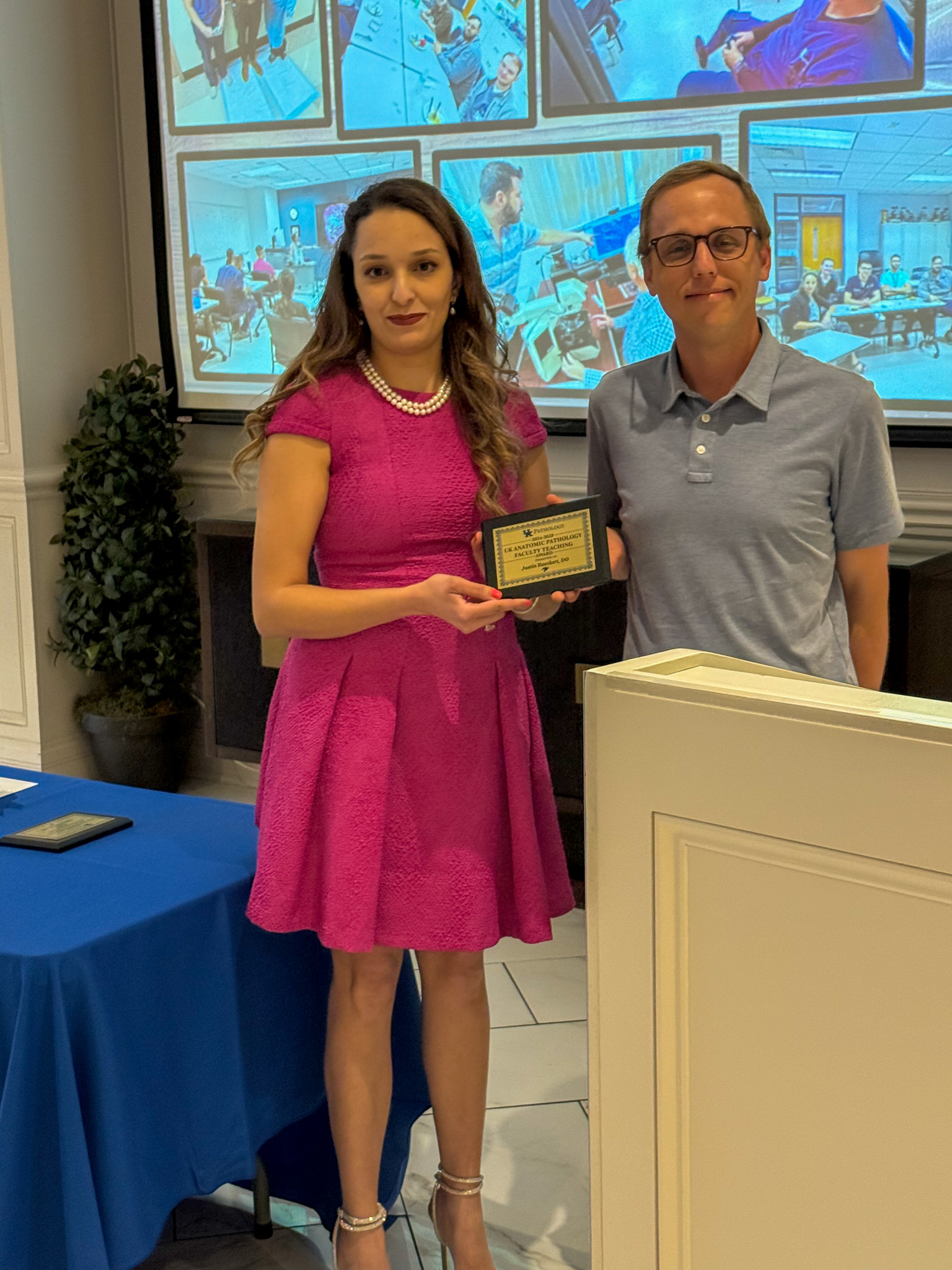 Department banquet awardees