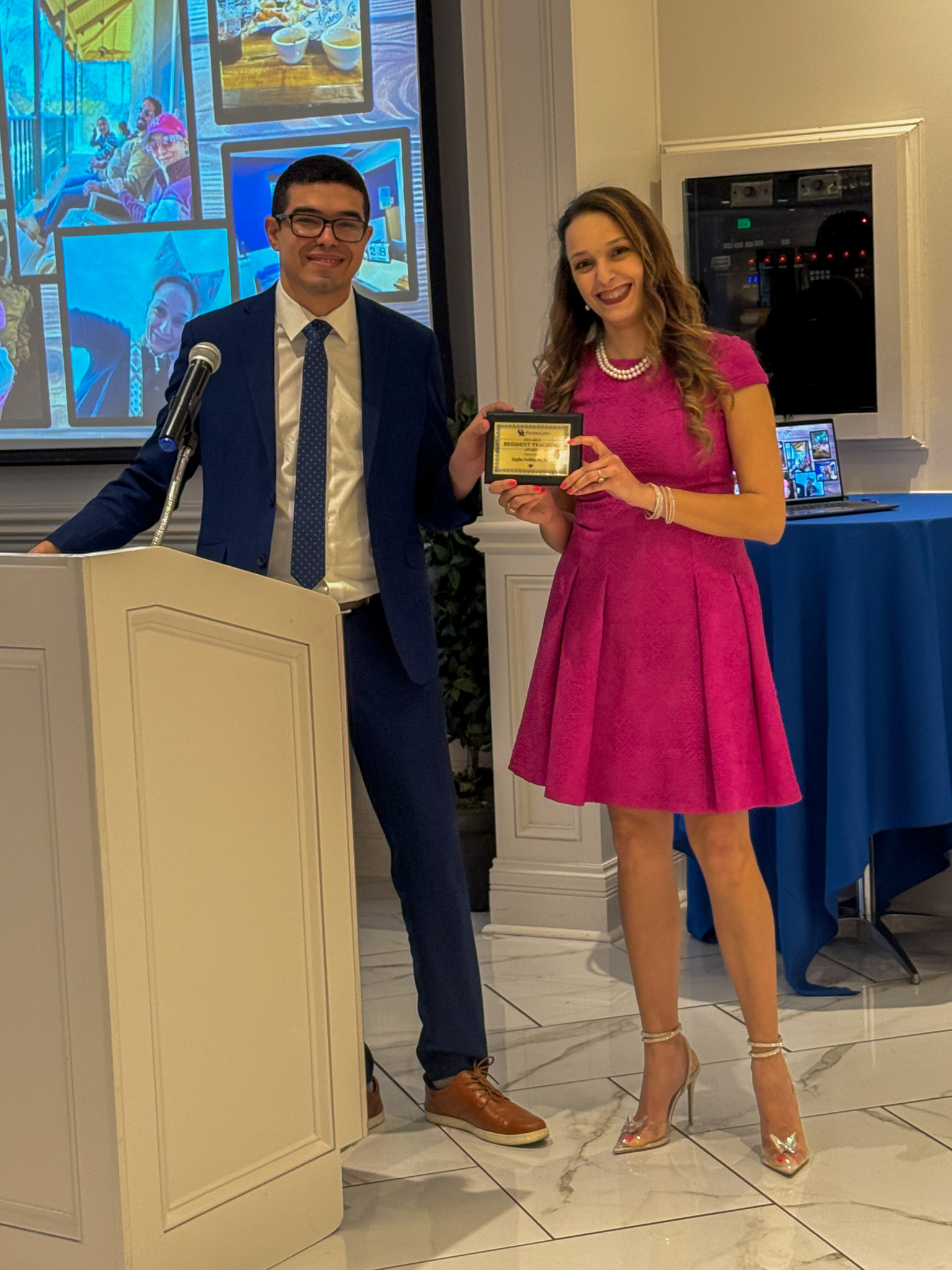 Department banquet awardees
