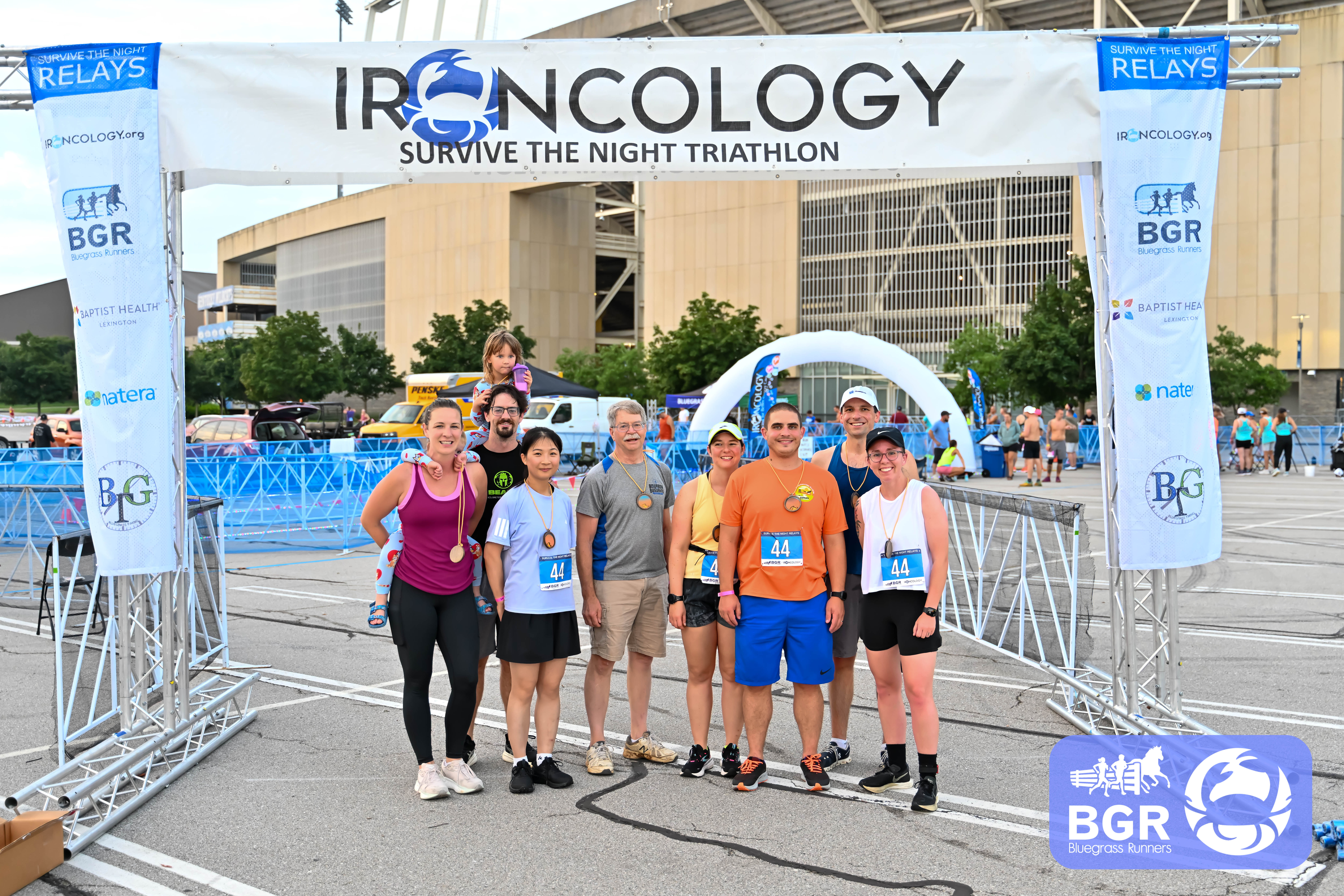 Physiology Group Crossing the Finish Line