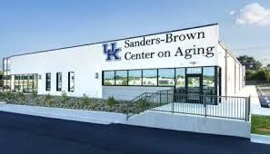 A photo of the Sanders-Brown Center on Aging building. 