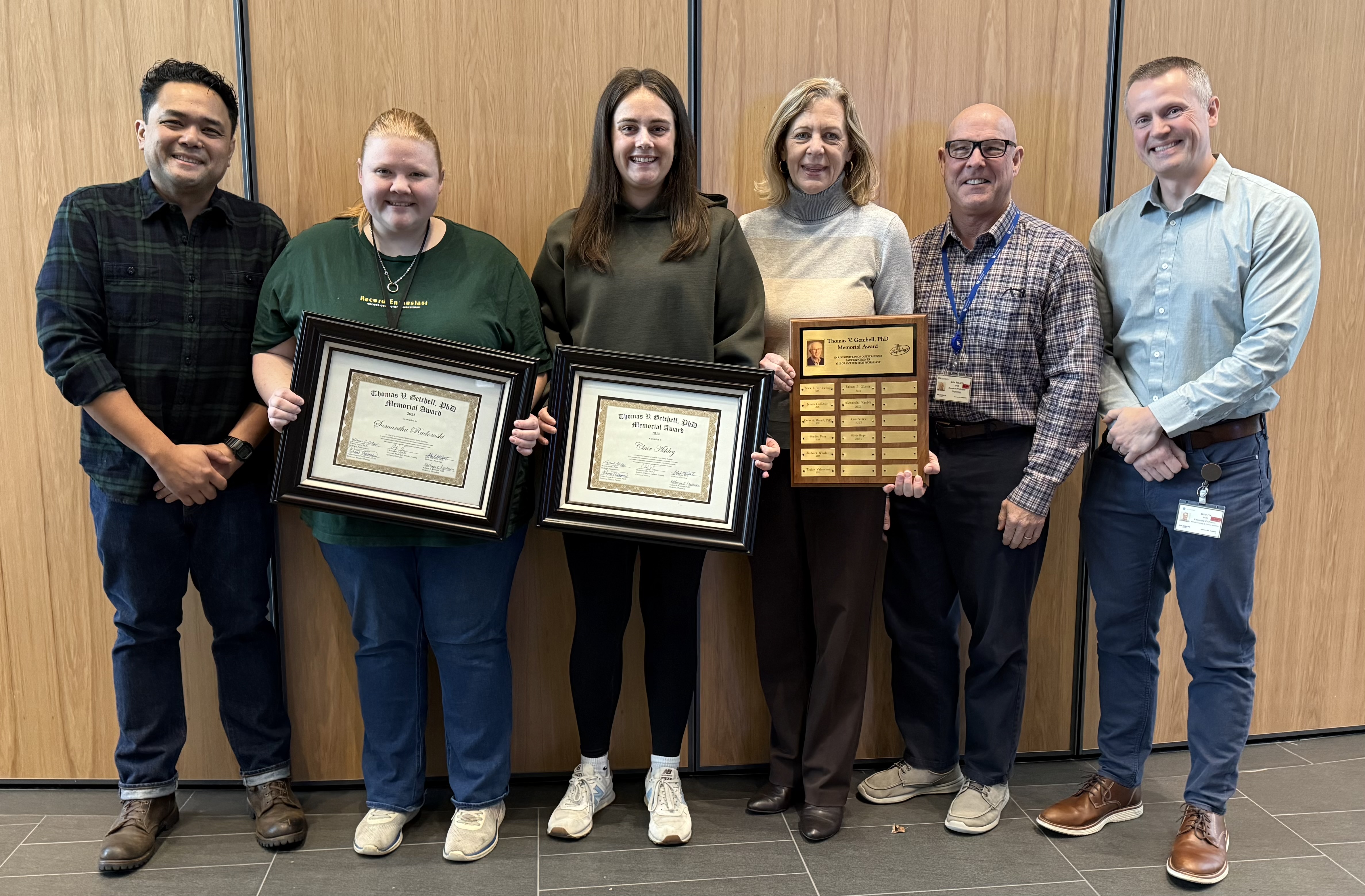 Grant Writing Workshop teachers and award winners.  