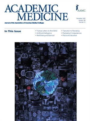 academic medicine cover 