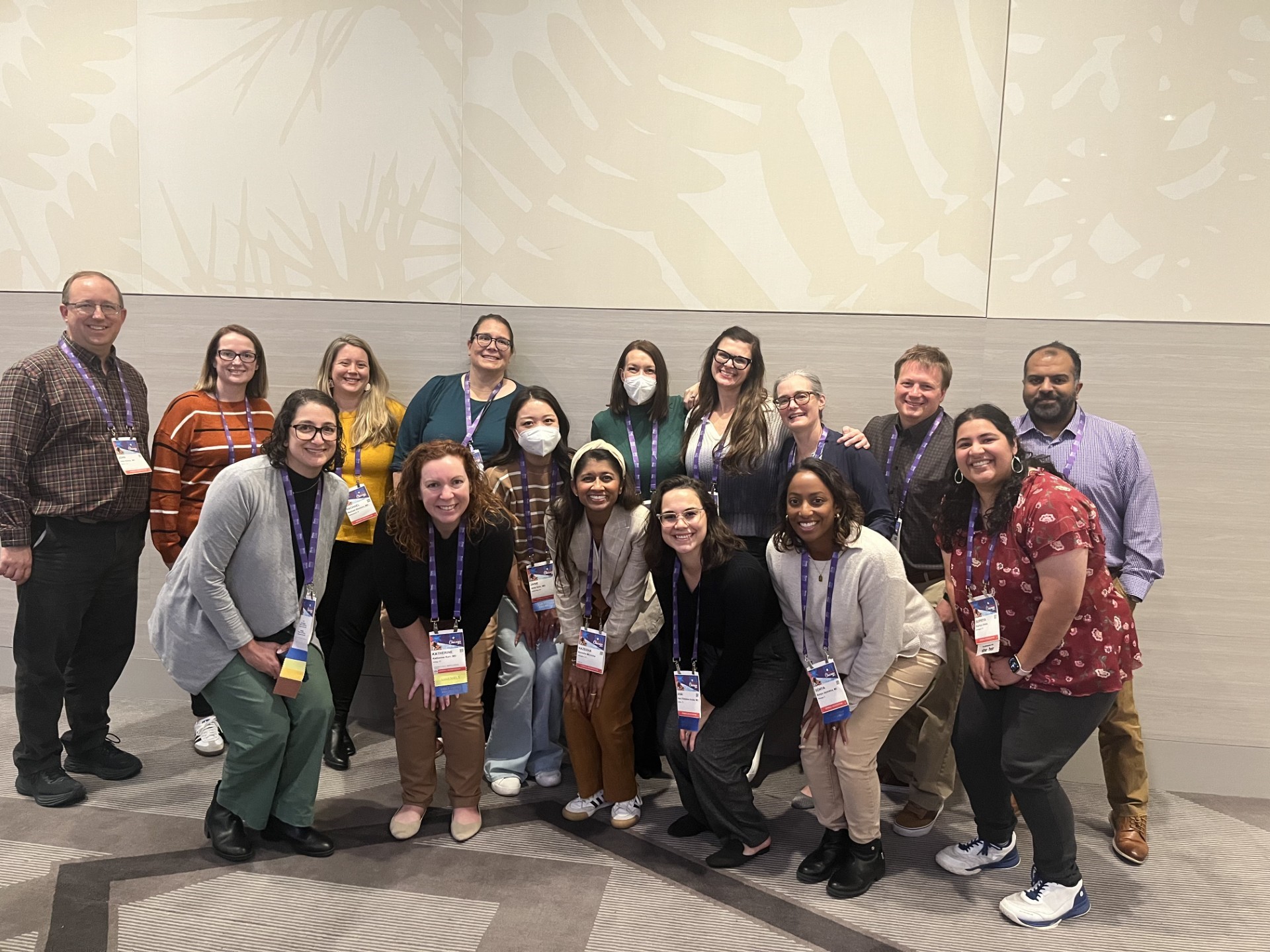 faculty and trainees at AACAP Conference