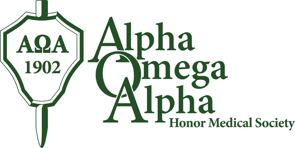 Alpha Omega Alpha Medical Honor Society logo