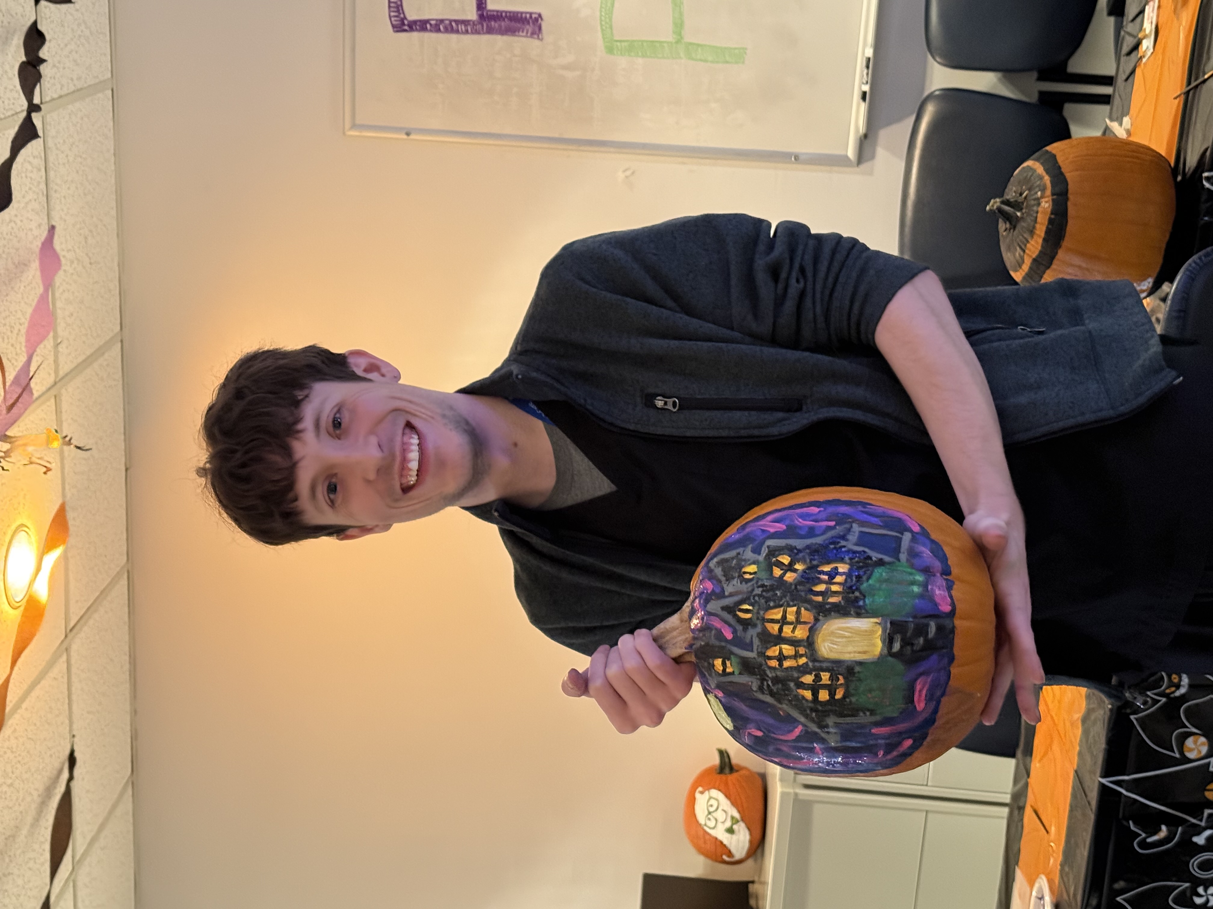 Holding Pumpkin