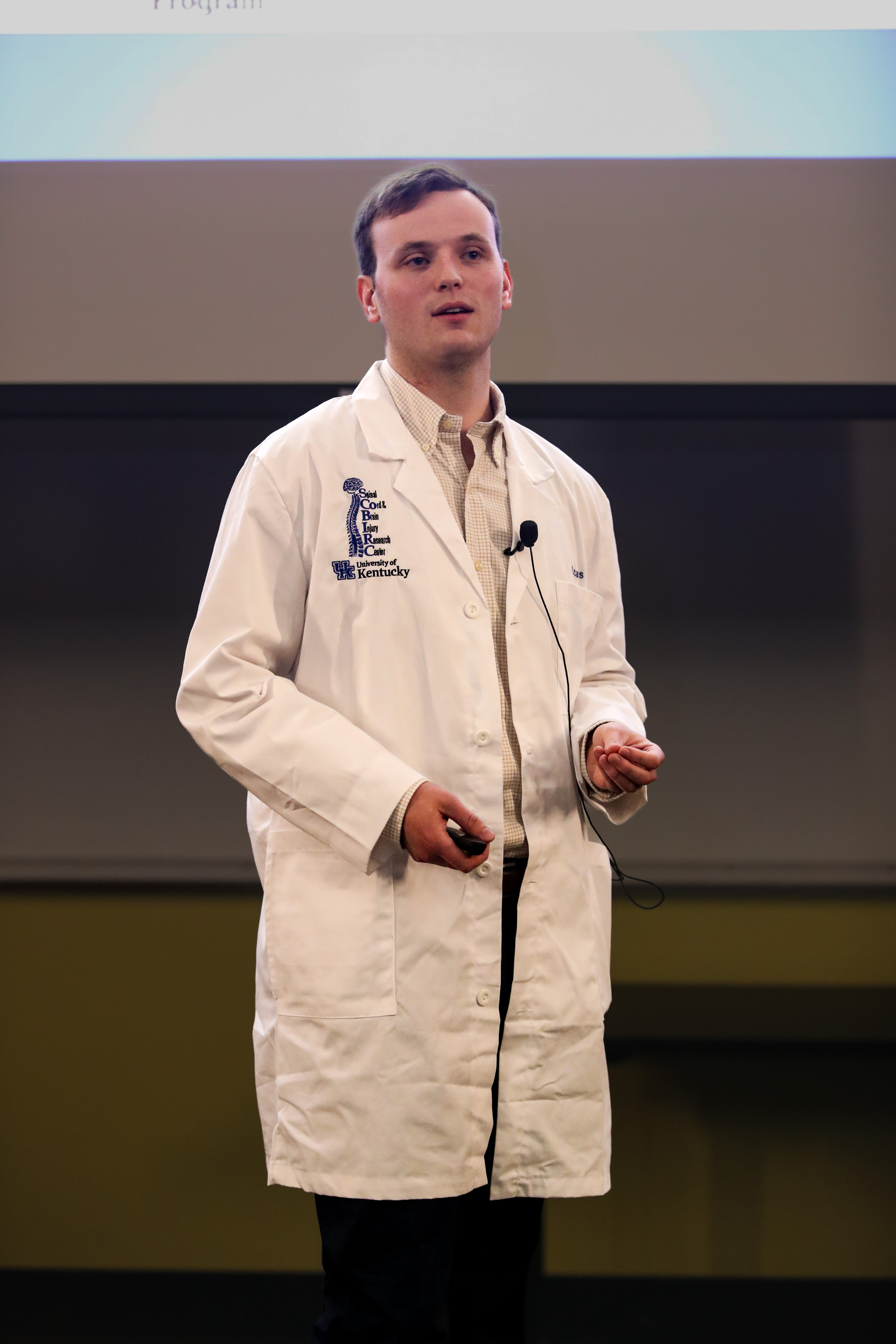 Lucas Jones presenting research during the AARTS 2026 Symposium