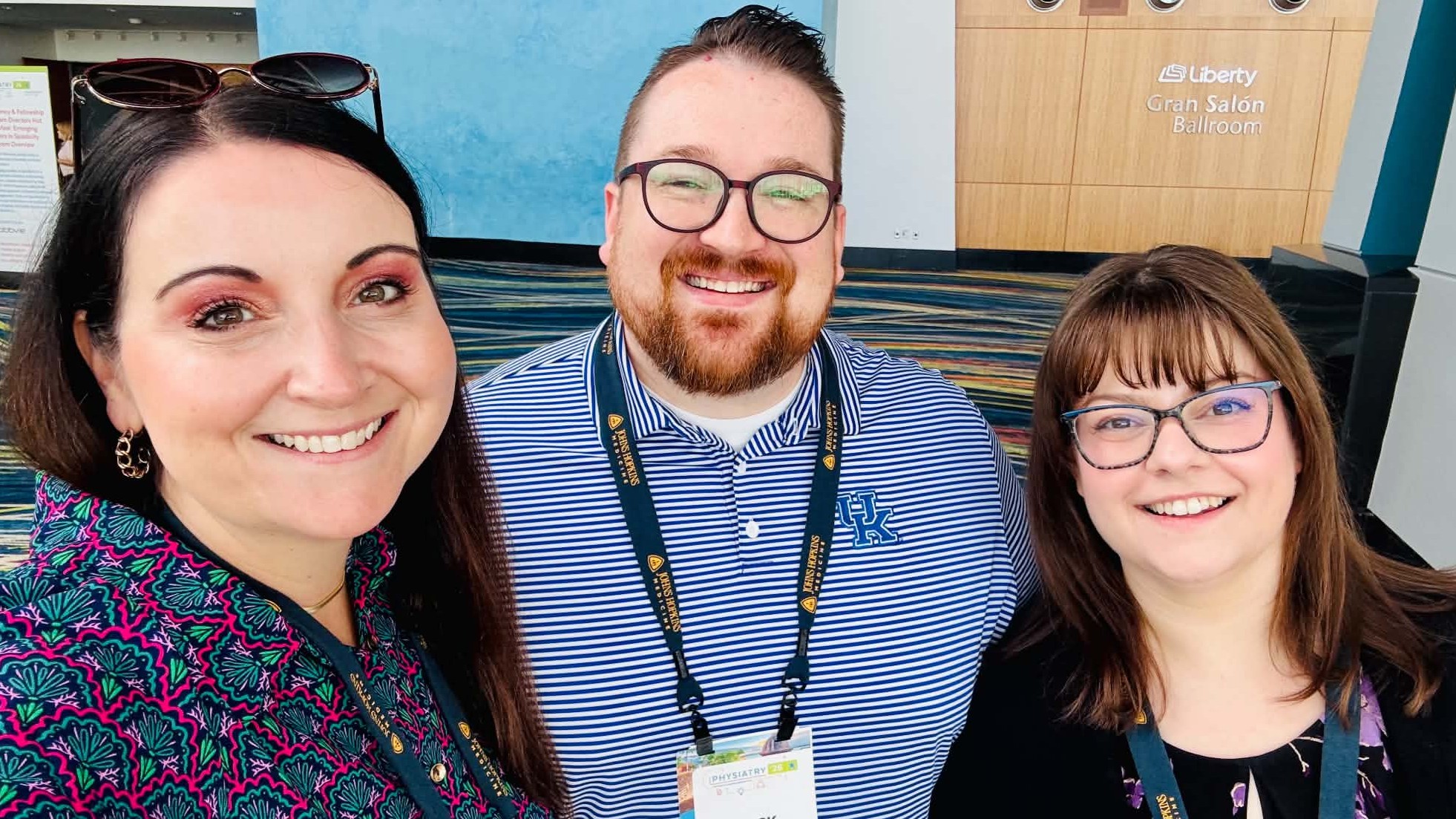 Program leadership (left to right): Jamie Key, Nick Elwert, Leslie Justice