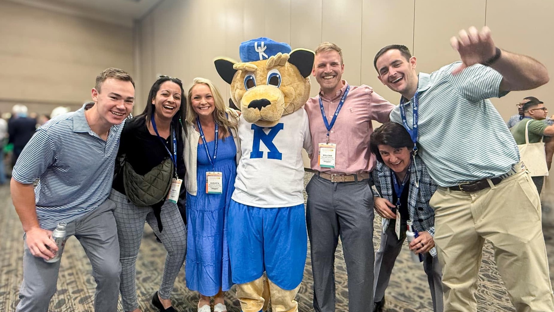 PM&R residents with UK Mascot Scratch