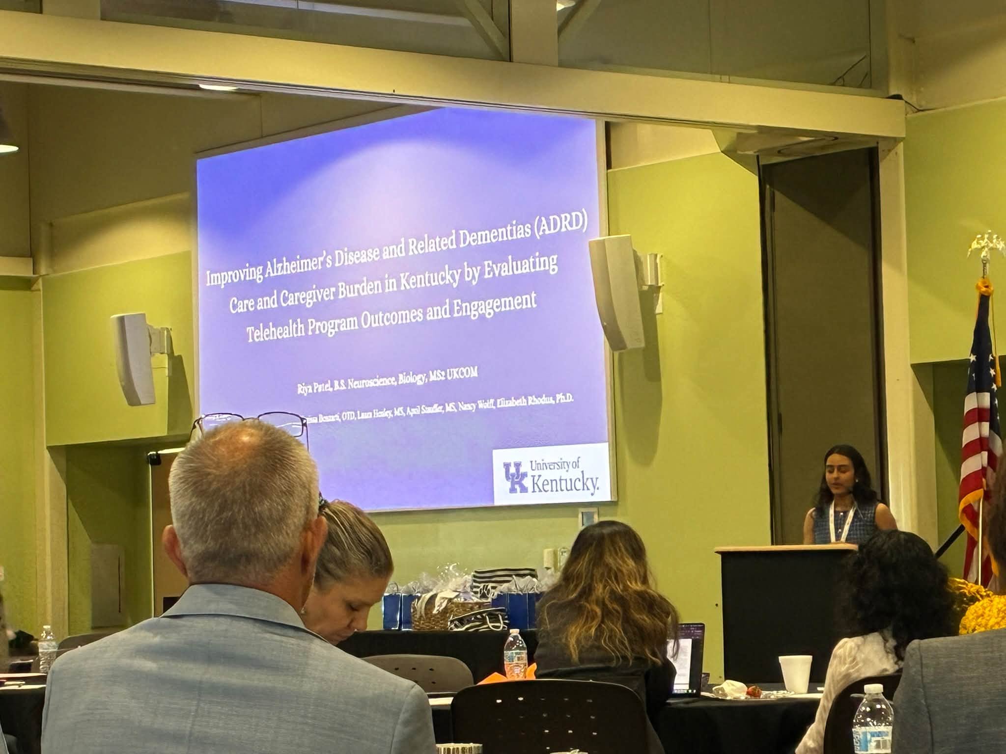Riya Patel presenting at the 2026 Kentucky Rural Telehealth Summit