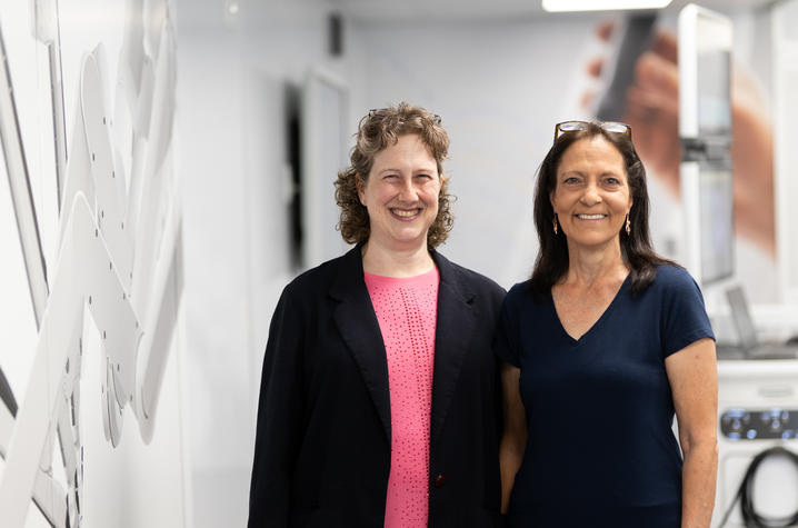 Dr. Shari Meyerson and patient Lisa Buede