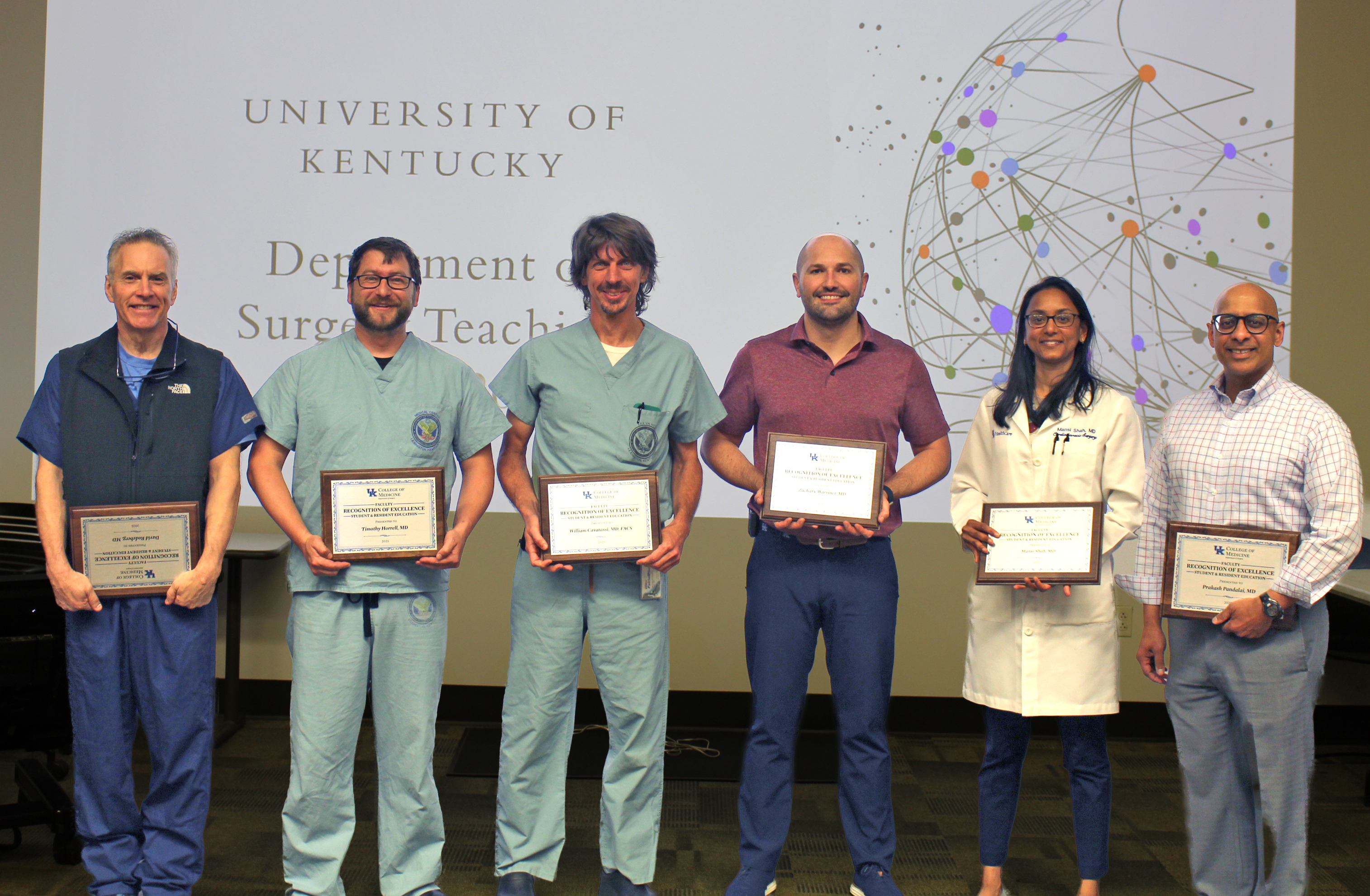 Faculty Teaching Award Honorees
