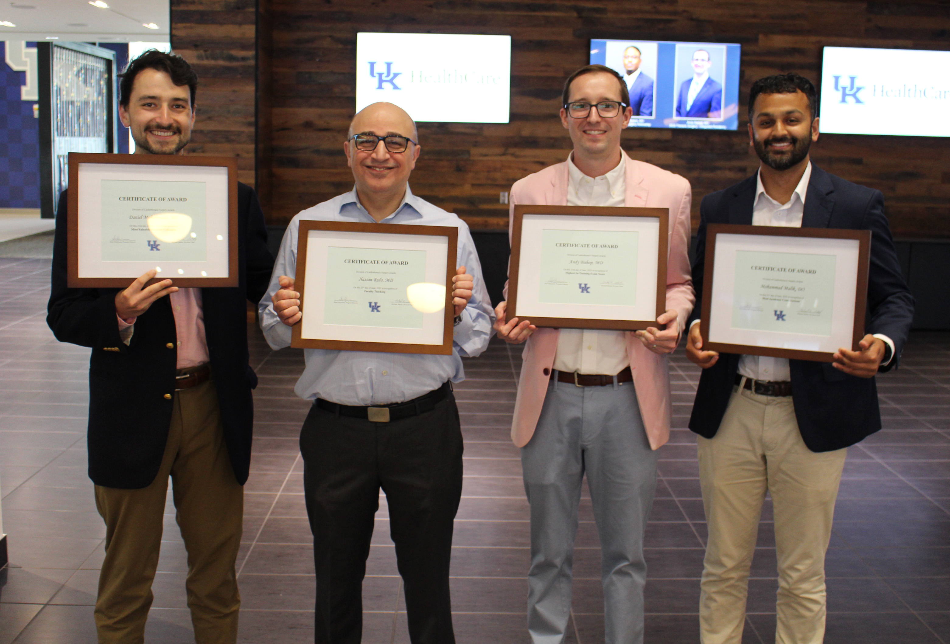 CT Surgery Award Recipients