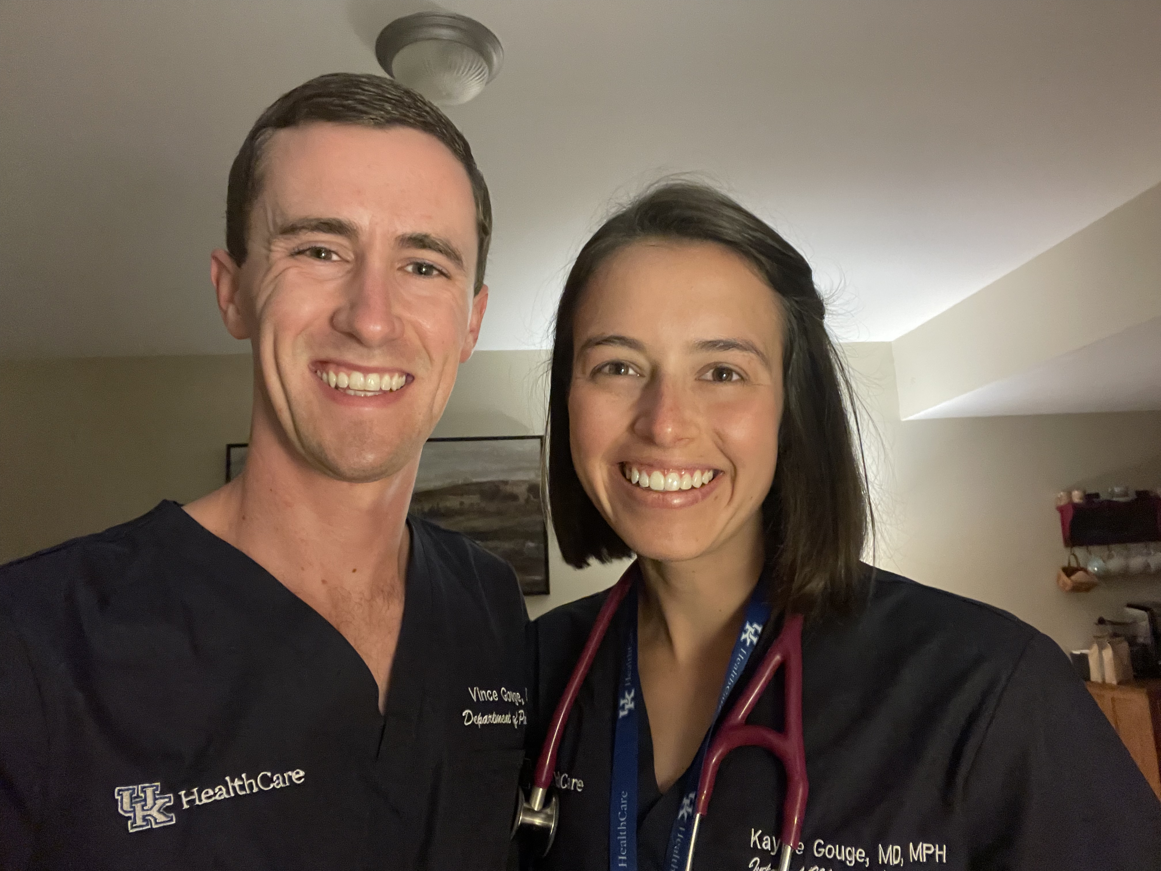 Kaylee Gouge, MD and her husband