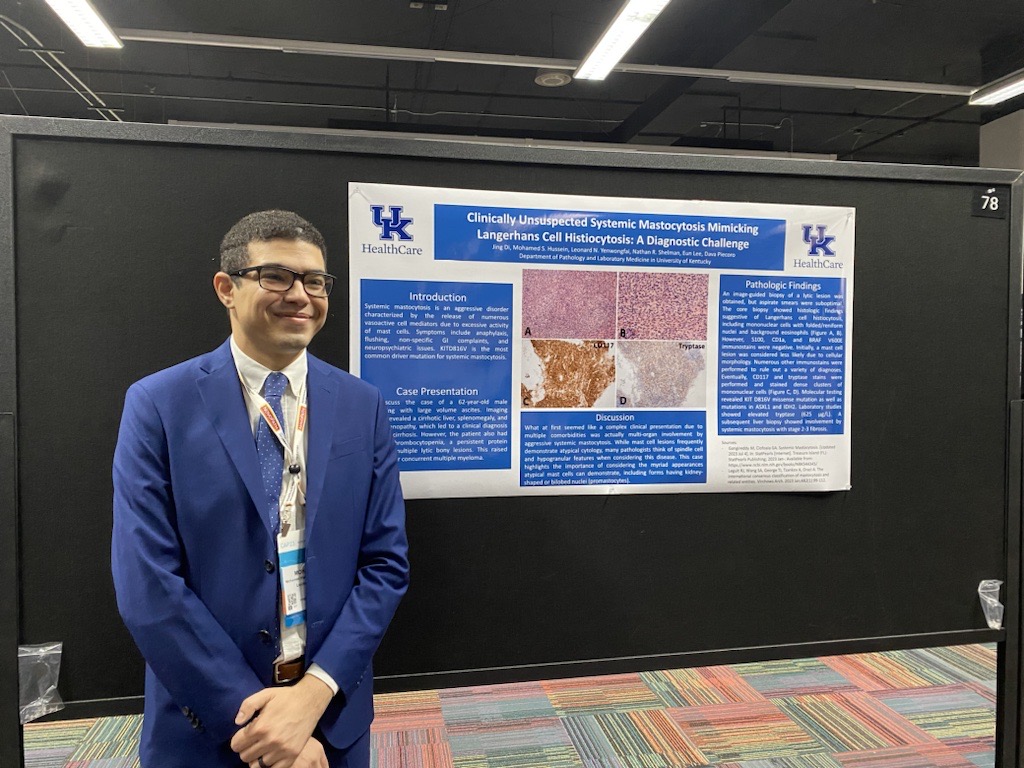 Dr. Mohamed Hussein presenting at CAP.