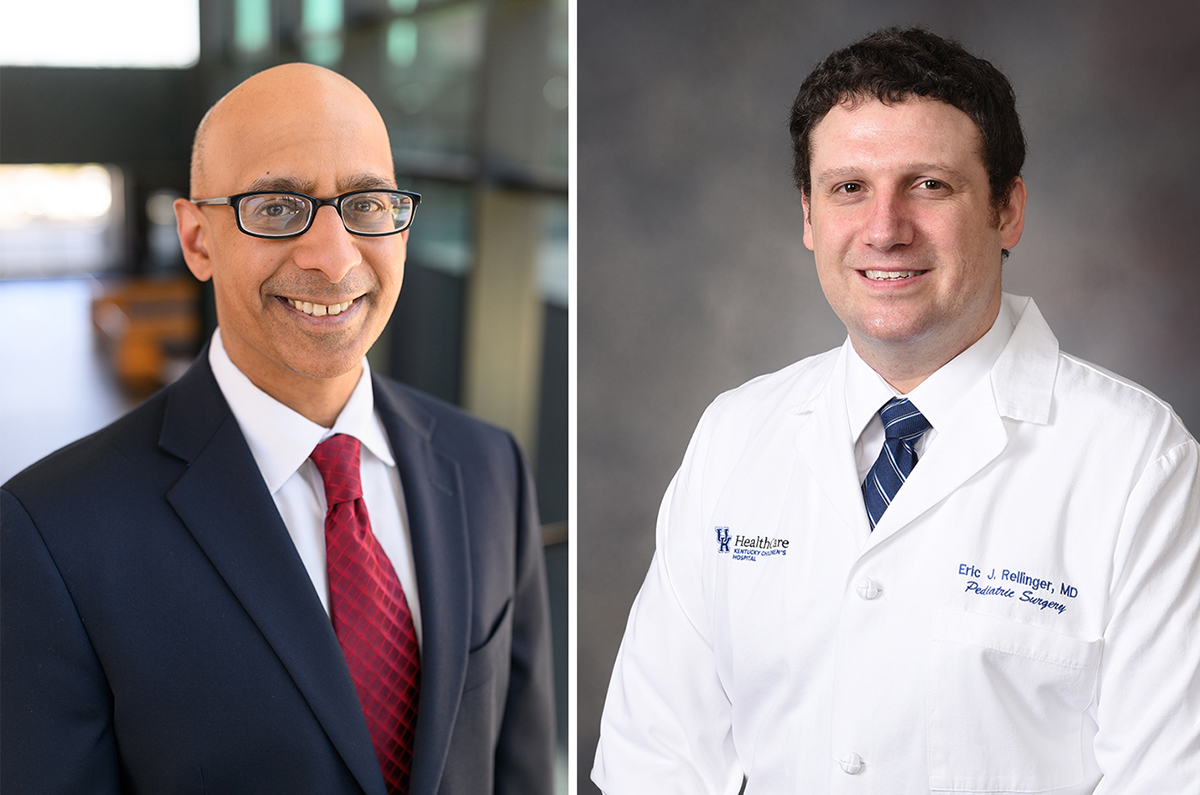 Dr. Prakash Pandalai, Surgical Oncology and Dr. Eric Rellinger, Pediatric Surgery