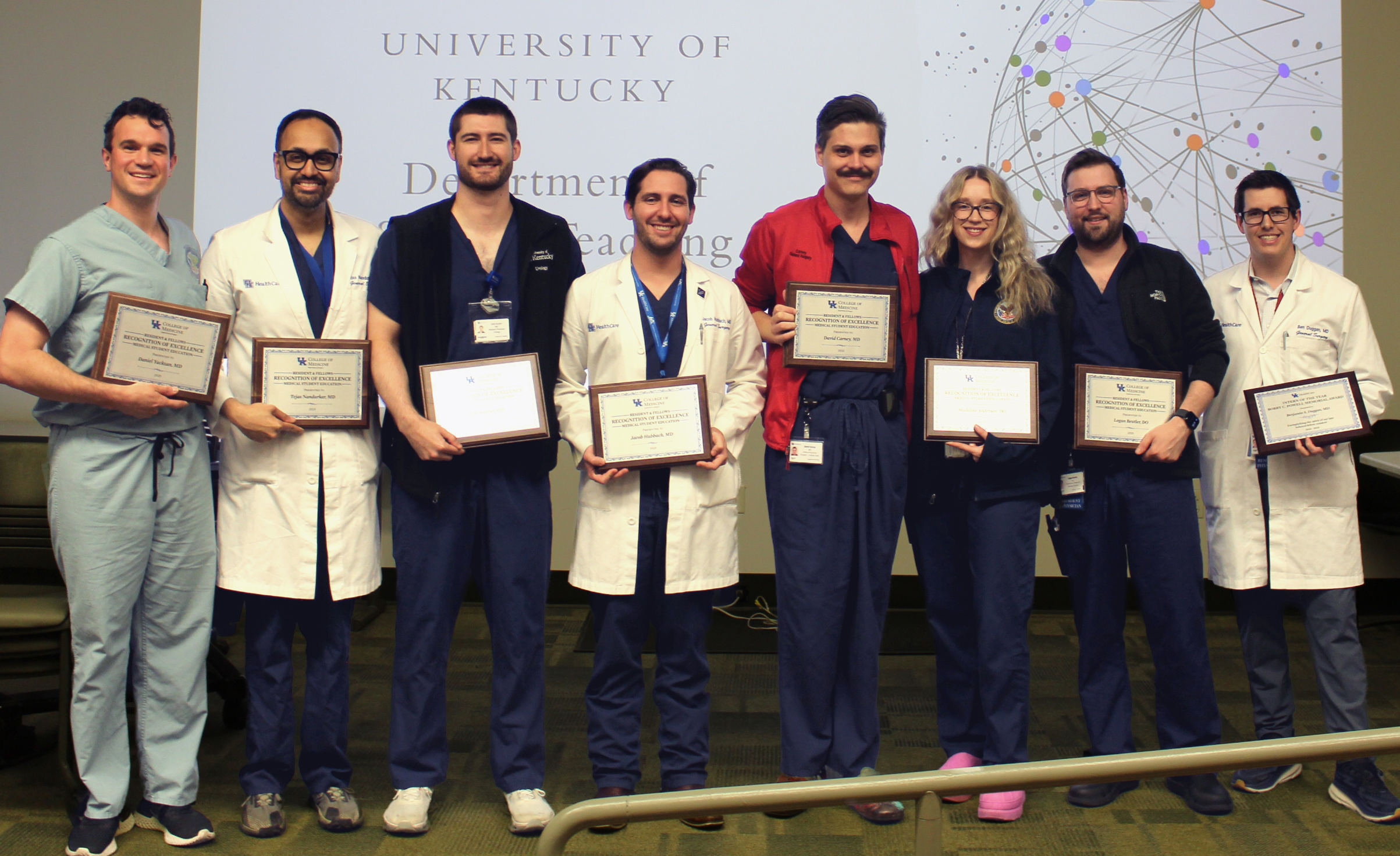 Resident Teaching Award Honorees