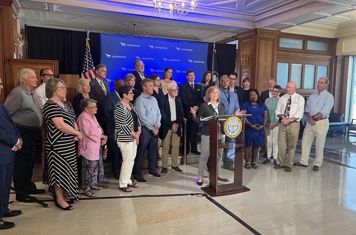 Ellen Hahn, Ph.D, was instrumental in working with the city to get the smoke-free ordinance passed. 